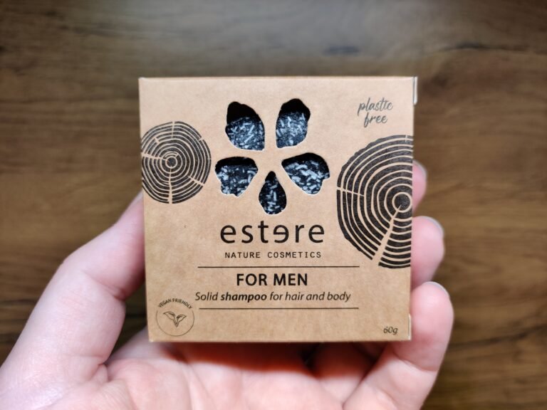 Estere Nature Cosmetics Solid Shampoo with Charcoal